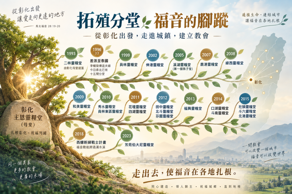 從彰化出發：福音拓殖足跡